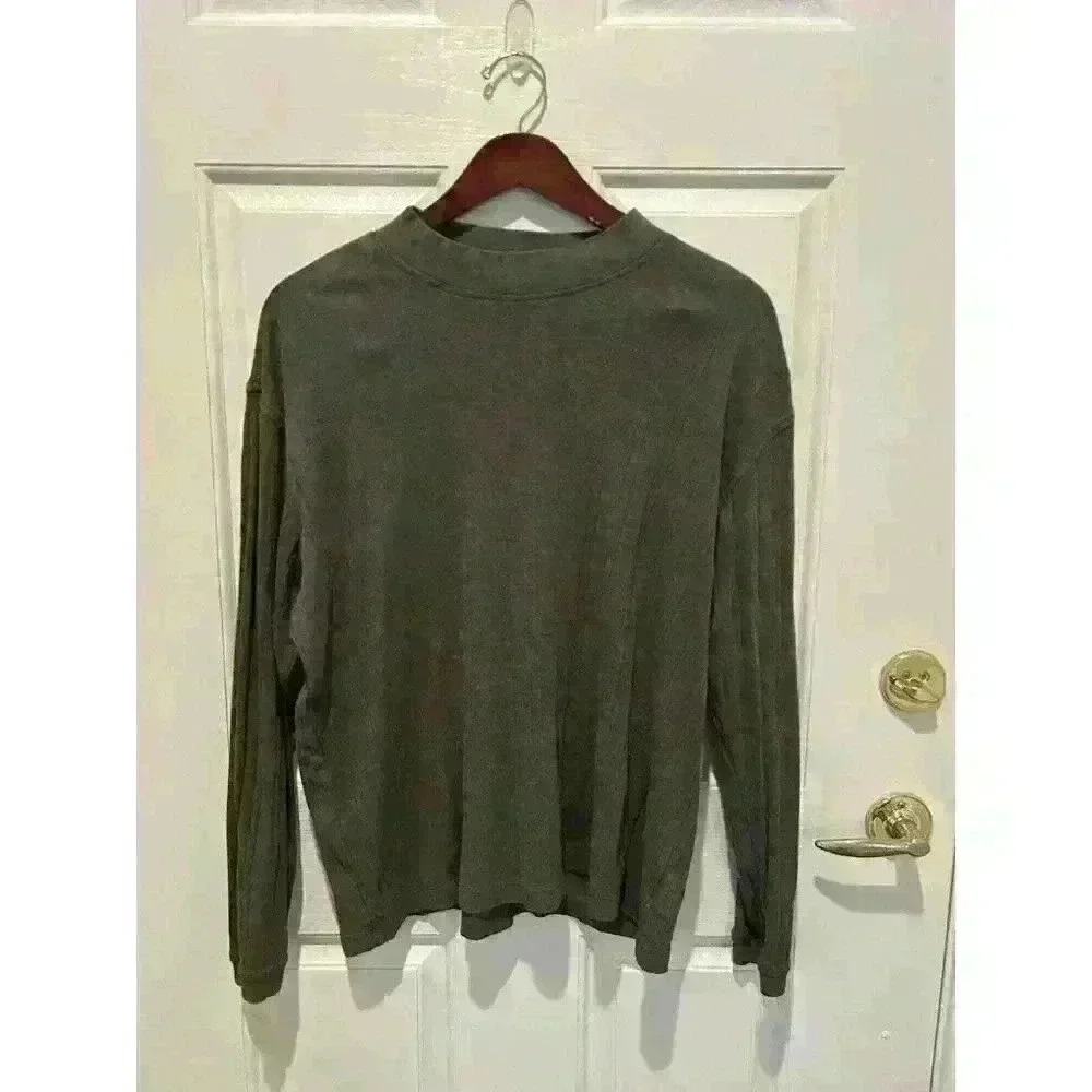 J. Ferrar Mens XL Long Sleeve Charcoal Sweater